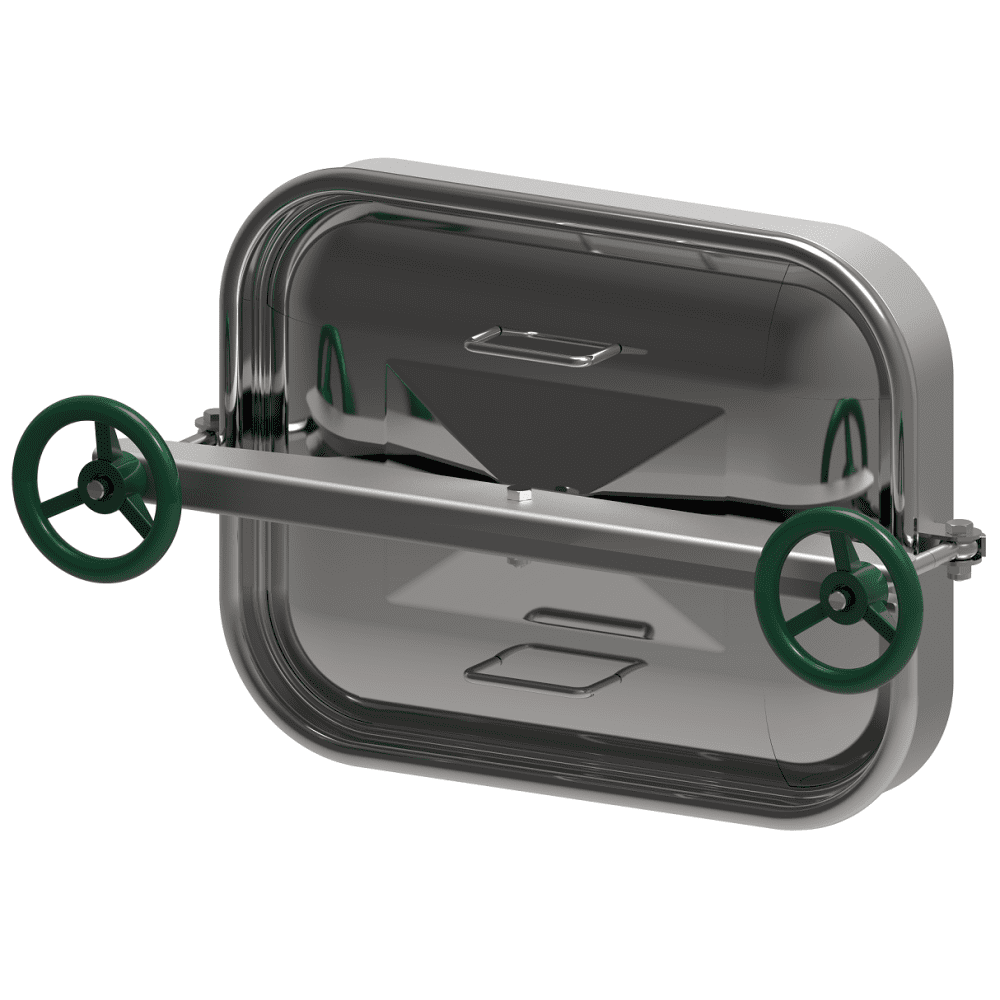 Portella rettangolare apertura esterna