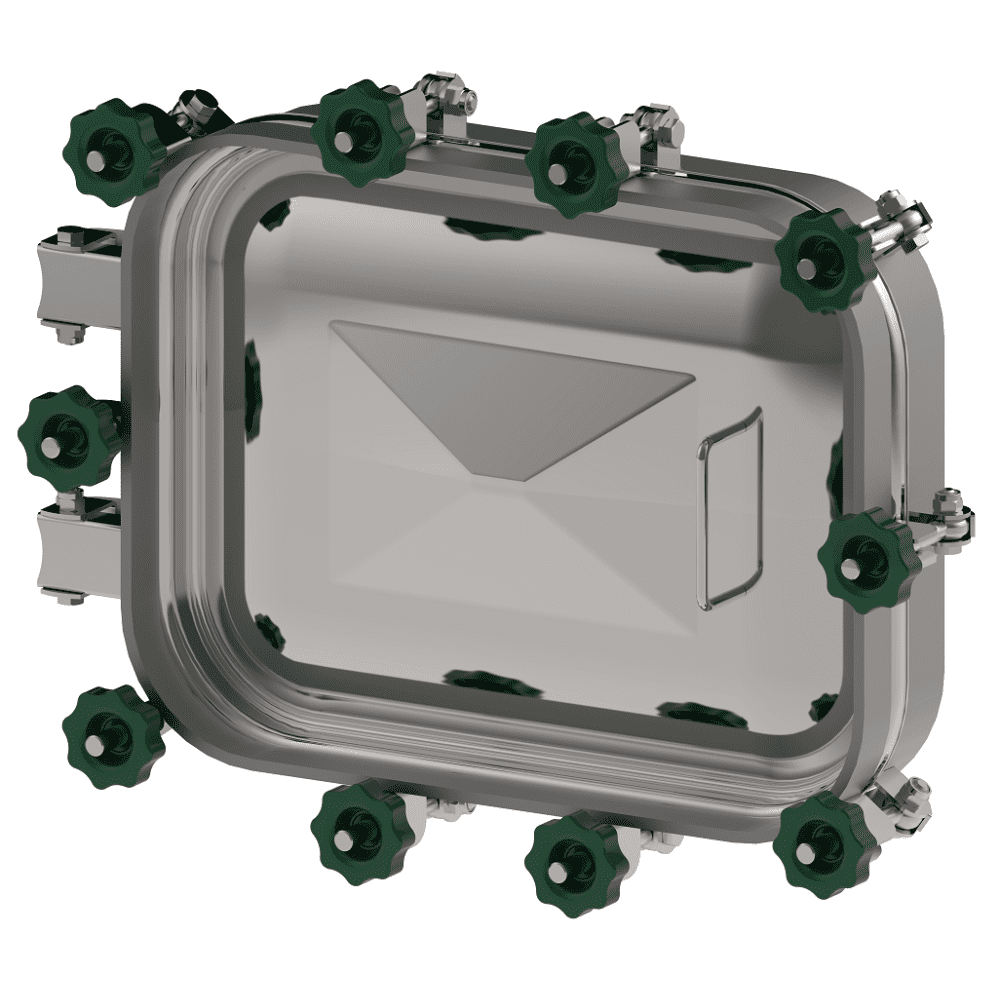 Portella rettangolare apertura esterna