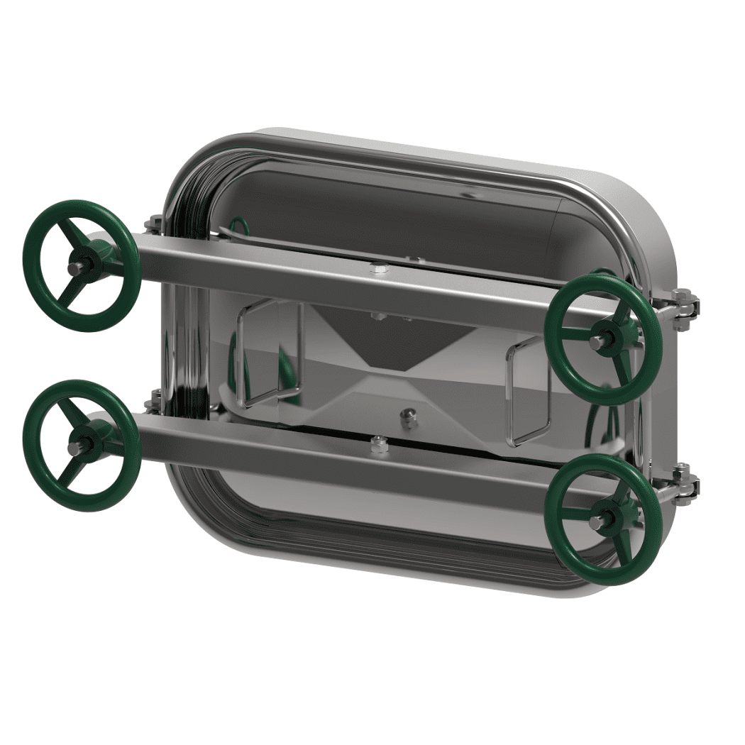 Portella rettangolare apertura esterna